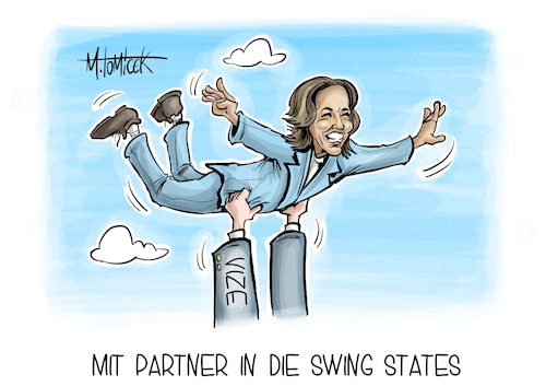 Mit Partner in die Swing States