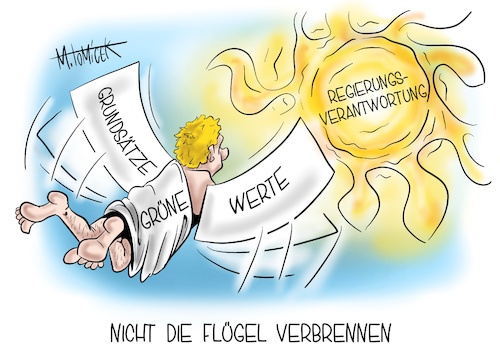 Cartoon: Nicht die Flügel verbrennen (medium) by Mirco Tomicek tagged die,grünen,grüne,bündnis,90,politik,politiker,bundestag,bundestagswahl,jubiläum,regierung,regierungsverantwortung,ikarus,digital,videochat,video,digitalparteitag,videoparteitag,parteitag,partei,wahl,wahlen,karikatur,pressekarikatur,cartoon,mirco,tomicek,umwelt,natur,die,grünen,grüne,bündnis,90,politik,politiker,bundestag,bundestagswahl,jubiläum,regierung,regierungsverantwortung,ikarus,digital,videochat,video,digitalparteitag,videoparteitag,parteitag,partei,wahl,wahlen,karikatur,pressekarikatur,cartoon,mirco,tomicek,umwelt,natur