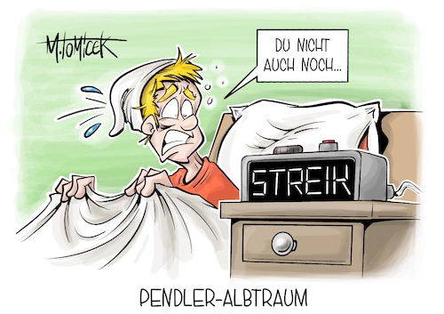 Cartoon: Pendler-Albtraum (medium) by Mirco Tomicek tagged bauer,demo,proteste,landwirte,landwirtschaft,traktoren,bauernproteste,bahn,gdl,zug,bahnstreik,streiken,nahverkehr,lohn,gehälter,tarif,tarifverhandlungen,pendler,cartoon,karikatur,pressekarikatur,mirco,tomicek,bauer,demo,proteste,landwirte,landwirtschaft,traktoren,bauernproteste,bahn,gdl,zug,bahnstreik,streiken,nahverkehr,lohn,gehälter,tarif,tarifverhandlungen,pendler,cartoon,karikatur,pressekarikatur,mirco,tomicek