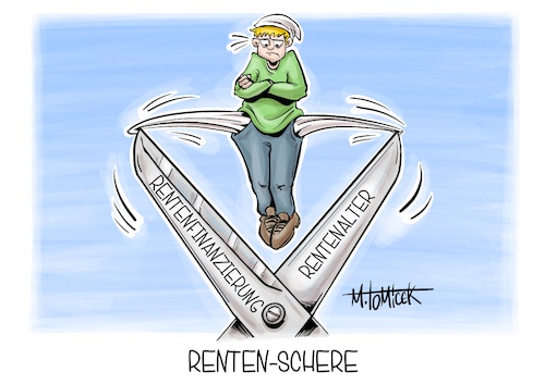 Renten-Schere