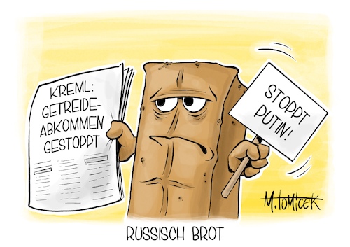 Cartoon: Russisch Brot (medium) by Mirco Tomicek tagged kreml,putin,russland,getreide,getreideabkommen,abkommen,ukraine,essen,bernd,das,brot,cartoon,karikatur,pressekarikatur,mirco,tomicek,kreml,putin,russland,getreide,getreideabkommen,abkommen,ukraine,essen,bernd,das,brot,cartoon,karikatur,pressekarikatur,mirco,tomicek