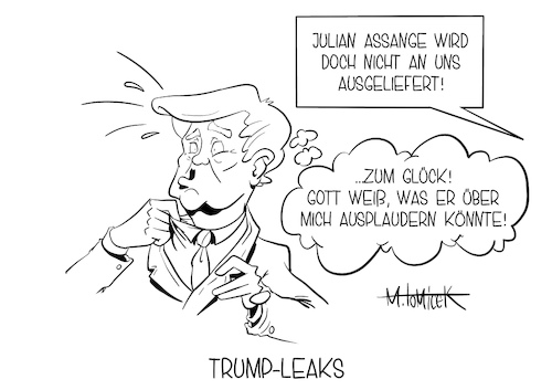 Cartoon: Trump-Leaks (medium) by Mirco Tomicek tagged donald,trump,telefon,telefonat,georgia,nachträglich,wahl,wahlen,wählerstimmen,stimmen,auszählung,wahlniederlage,niederlage,bundesstaat,usa,us,präsident,präsidentschaftswahl,joe,biden,wikileaks,leaks,julian,assange,ausliefern,amerika,london,gericht,geheime,dokumente,cartoon,karikatur,pressekarikatur,mirco,tomicek,donald,trump,telefon,telefonat,georgia,nachträglich,wahl,wahlen,wählerstimmen,stimmen,auszählung,wahlniederlage,niederlage,bundesstaat,usa,us,präsident,präsidentschaftswahl,joe,biden,wikileaks,leaks,julian,assange,ausliefern,amerika,london,gericht,geheime,dokumente,cartoon,karikatur,pressekarikatur,mirco,tomicek