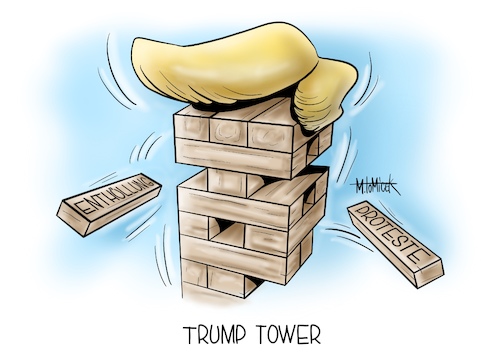 Cartoon: Trump Tower (medium) by Mirco Tomicek tagged donald,trump,enthüllung,proteste,enthüllungs,buch,bolton,china,unterstützung,wahl,usa,us,amerika,präsident,karikatur,cartoon,tomicek,donald,trump,enthüllung,proteste,enthüllungs,buch,bolton,china,unterstützung,wahl,usa,us,amerika,präsident,karikatur,cartoon,tomicek