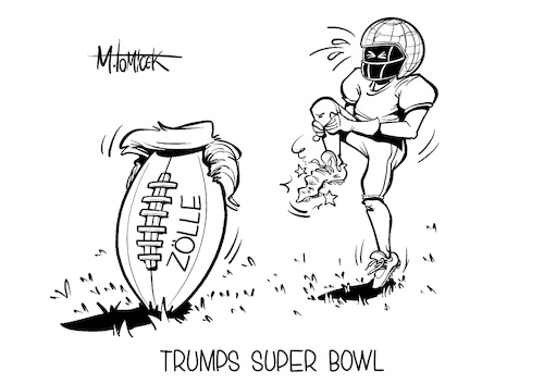 Trumps Super Bowl