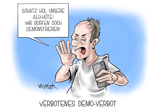 Verbotenes Demo Verbot