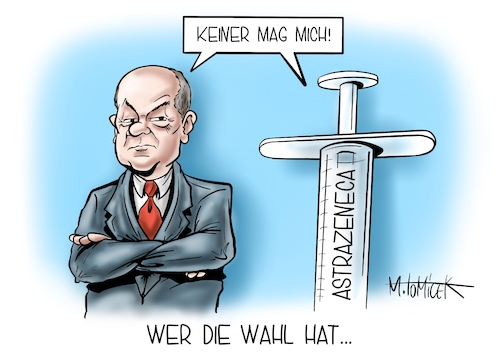 Cartoon: Wer die Wahl hat... (medium) by Mirco Tomicek tagged spd,olaf,scholz,bundesparteitag,parteitag,wahlkampf,wahl,wahlen,bundestagswahlen,bundestag,wahlprogramm,programm,digitaler,digital,videokonferenz,online,sonntag,impfstoff,impfstoffe,astrazeneca,für,alle,erwachsene,freigeben,freigegeben,impfungen,geimpfte,impfung,bund,länder,beschluss,corona,vakzin,cartoon,karikatur,pressekarikatur,mirco,tomicek,spd,olaf,scholz,bundesparteitag,parteitag,wahlkampf,wahl,wahlen,bundestagswahlen,bundestag,wahlprogramm,programm,digitaler,digital,videokonferenz,online,sonntag,impfstoff,impfstoffe,astrazeneca,für,alle,erwachsene,freigeben,freigegeben,impfungen,geimpfte,impfung,bund,länder,beschluss,corona,vakzin,cartoon,karikatur,pressekarikatur,mirco,tomicek