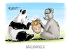 Cartoon: Bärenbrüder (small) by Mirco Tomicek tagged wladimir,putin,staatsbesuch,besuch,pekin,china,wirtschaft,ukraine,krieg,afd,alternative,für,deutschland,immunität,durchsuchung,bystron,geld,bestechung,geldwäsche,politiker,ermittlung,karikatur,pressekarikatur,cartoon,mirco,tomicek