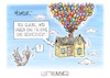 Cartoon: Luftnummer (small) by Mirco Tomicek tagged gas,gasspeicher,speicher,speichern,heizung,heizen,rekordtief,halb,gefüllt,tief,heizkosten,oben,karikatur,cartoon,pressekarikatur,mirco,tomicek