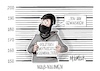 Cartoon: Maß-Nahmen (small) by Mirco Tomicek tagged politisch,motivierte,straftaten,kriminalität,gewalt,politik,gewaltbereitschaft,rekordhoch,zahlen,linksextrem,rechtsextrem,taten,karikatur,cartoon,pressekarikatur,mirco,tomicek