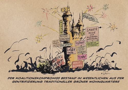 Cartoon: Ampelgentrifizierung (medium) by Guido Kuehn tagged grüne,fdp,ampel,habeck,koalition,sondierung,wahl,btw2021,grüne,fdp,ampel,habeck,koalition,sondierung,wahl,btw2021