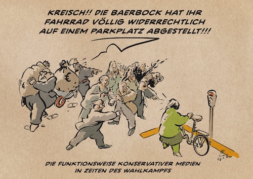 Cartoon: Aber die Baerbock!!1ELF!!! (medium) by Guido Kuehn tagged baerbock,laschet,union,medien,presse,korruption,wahlkampf,btw2021,schlammschlacht,baerbock,laschet,union,medien,presse,korruption,wahlkampf,btw2021,schlammschlacht