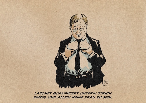 Cartoon: Laschets Qualifikation (medium) by Guido Kuehn tagged laschet,union,btw2021abschreiben,plagiat,laschet,union,btw2021abschreiben,plagiat