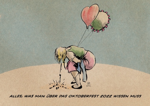 Cartoon: Ozapft is (medium) by Guido Kuehn tagged oktoberfest,corona,kotzhügel,saufen,alkohol,missbrauch,kontrollverlust,oktoberfest,corona,kotzhügel,saufen,alkohol,missbrauch,kontrollverlust