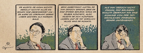Cartoon: Scheuers Begabung (medium) by Guido Kuehn tagged anderas,scheuer,anderas,scheuer