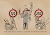 Cartoon: Tempo-kein Limit (small) by Guido Kuehn tagged fdp,tempolimit,union,ampel