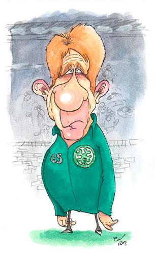 Cartoon: Gordon Strachan (medium) by dotmund tagged gordon,strachan,celtic,football,manager