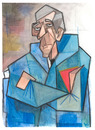 Cartoon: Arsene Wengers puffa jacket (small) by dotmund tagged arsene,wenger,puffa,jacket,arsenal,english,football