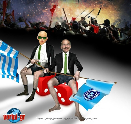 Cartoon: Papandreou_Giorgos (medium) by takis vorini tagged vorini