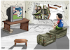 Cartoon: Football in times of war (small) by miguelmorales tagged football,soccer,war,conflict,children,playing,qatar2022