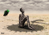 Cartoon: hunger and Coronavirus (small) by miguelmorales tagged coronavirus,hunger,pandemic,africa,hungry,poverty,death,malnutrition,children,crisis,food,starvation