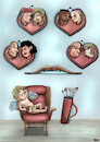 Cartoon: Valentine Day (small) by miguelmorales tagged valentines,day,love,hunting,couples,gay,family,friends