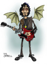 Cartoon: Tony Iommi (small) by campbell tagged tony iommi black sabbath hearvy metal rock guitar guitarist music
