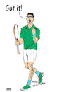Cartoon: DjoCovid (small) by nerosunero tagged djokovic,coronavirus,virus,tennis,celebrities,novak