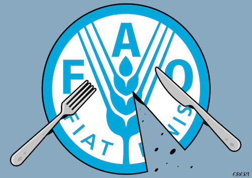 Cartoon: FAO summit (medium) by Enrico Bertuccioli tagged fao,faosummit,rome,hunger,food,lackoffood,foodshortage,world,foodcrisis,global,government,humanbeings,humanrights,change,resources,foodsupplies,politicalcartoon,editorialcartoon,political,fao,faosummit,rome,hunger,food,lackoffood,foodshortage,world,foodcrisis,global,government,humanbeings,humanrights,change,resources,foodsupplies,politicalcartoon,editorialcartoon,political