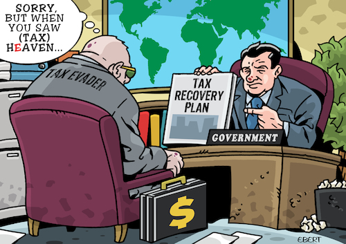 Cartoon: Tax Heaven (medium) by Enrico Bertuccioli tagged tax,taxation,taxevader,taxhaven,finance,financial,greed,richness,political,business,fraud,corruption,pandora,papers,offshore,economy,crime,speculation,blacklist,government,recovery,money,tax,taxation,taxevader,taxhaven,finance,financial,greed,richness,political,business,fraud,corruption,pandora,papers,offshore,economy,crime,speculation,blacklist,government,recovery,money
