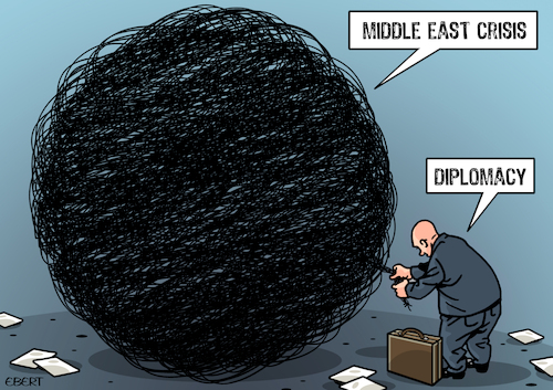 Cartoon: The Middle East tangle (medium) by Enrico Bertuccioli tagged middleeast,crisisinthemiddleeast,diplomacy,palestine,israel,palestineisraelcrisis,gaza,gazastrip,gazacrisis,palestiniancrisis,usa,unitedstates,negotiations,iranusanegotiations,political,politicalcartoon,politicalcartoons,editorialcartoon,editorialcartoons,middleeast,crisisinthemiddleeast,diplomacy,palestine,israel,palestineisraelcrisis,gaza,gazastrip,gazacrisis,palestiniancrisis,usa,unitedstates,negotiations,iranusanegotiations,political,politicalcartoon,politicalcartoons,editorialcartoon,editorialcartoons