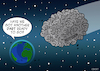 Cartoon: Asteroid Recession! (small) by Enrico Bertuccioli tagged nasa,planet,asteroid,dart,political,government,crisis,economy,economic,finance,reform,global,world,business,money,stockmarkets,spread,banks,shortage