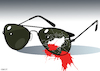Cartoon: The broken sunglasses (small) by Enrico Bertuccioli tagged afghanistan,biden,usa,war,crisis,defeat,withdrawal,political,otan,foreignpolicy,isis,islamicstate,strategy,terrorism,terrorist,bloodshed,kabul