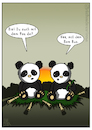 Cartoon: Bam Bus (small) by Olaf Biester tagged panda