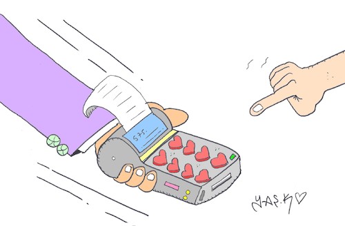 Cartoon: a lucrative day (medium) by yasar kemal turan tagged lucrative,day