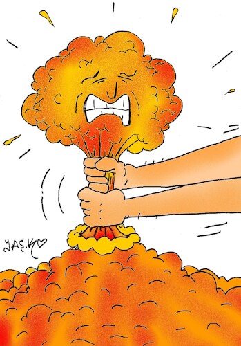 Cartoon: anti power (medium) by yasar kemal turan tagged anti,power