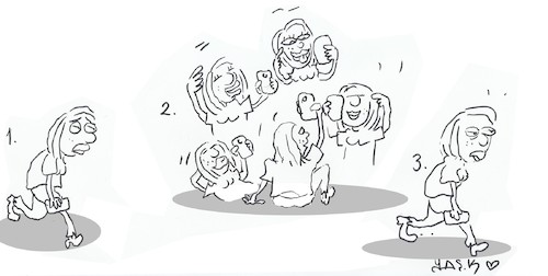 Cartoon: Burst of energy (medium) by yasar kemal turan tagged burst,of,energy
