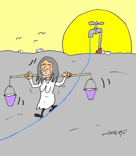 Cartoon: drought (medium) by yasar kemal turan tagged drought
