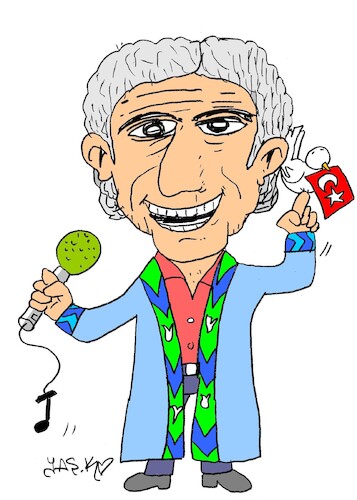 Cartoon: edip akbayram (medium) by yasar kemal turan tagged edip,akbayram