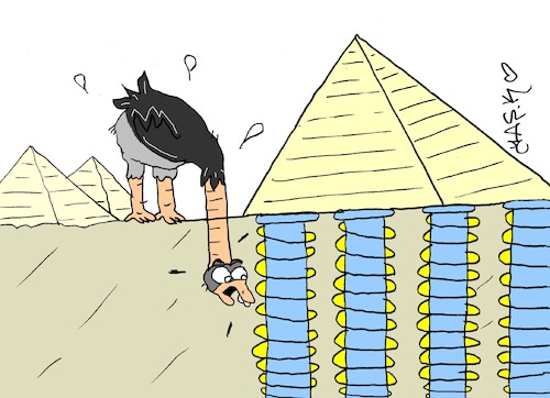 Cartoon: fresh new theory (medium) by yasar kemal turan tagged fresh,new,theory