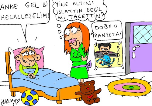 Cartoon: goodbye (medium) by yasar kemal turan tagged goodbye