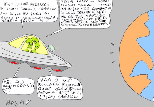 Cartoon: great dialogue (medium) by yasar kemal turan tagged great,dialogue