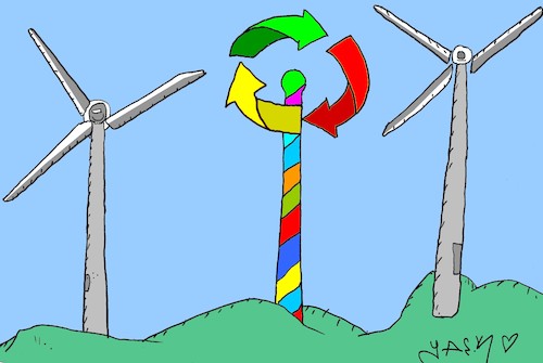 Cartoon: gül (medium) by yasar kemal turan tagged gül