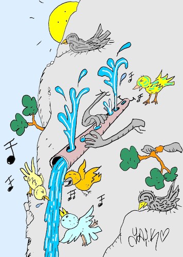 Cartoon: harmony (medium) by yasar kemal turan tagged harmony