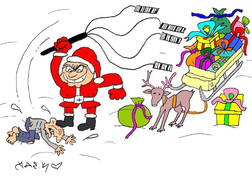 Cartoon: heavy bill (medium) by yasar kemal turan tagged heavy,bill