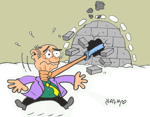 Cartoon: hold responsible (medium) by yasar kemal turan tagged hold,responsible