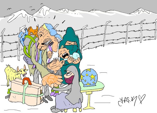 Cartoon: home (medium) by yasar kemal turan tagged home