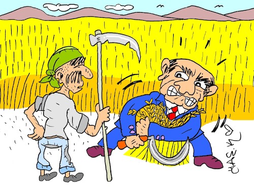 Cartoon: hostage (medium) by yasar kemal turan tagged hostage