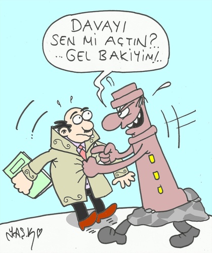 Cartoon: lighthouse lawsuit (medium) by yasar kemal turan tagged lighthouse,lawsuit