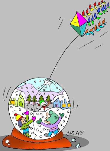 Cartoon: narrow space (medium) by yasar kemal turan tagged narrow,space