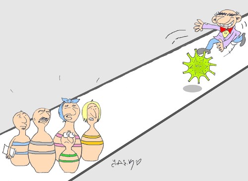 Cartoon: No comment (medium) by yasar kemal turan tagged no,comment